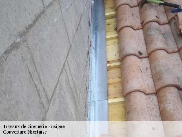 Travaux de zinguerie  ensigne-79170 Couverture Niortaise