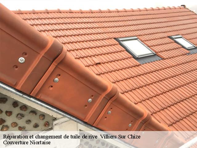 Réparation et changement de tuile de rive   villiers-sur-chize-79170 Couverture Niortaise