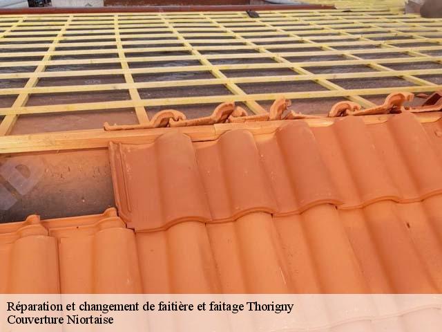 Réparation et changement de faitière et faitage  thorigny-79360 Couverture Niortaise